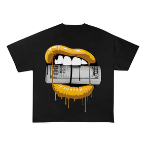 RDMCLOTHINGART tapestry hoodie LIPS HEAVY WEIGHT COTTON TEE-9043