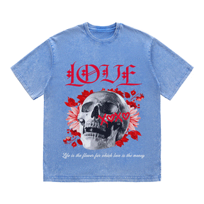 RDMCLOTHINGART tapestry hoodie LOVE HEAVY WEIGHT COTTON TEE-9044