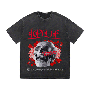 RDMCLOTHINGART tapestry hoodie LOVE HEAVY WEIGHT COTTON TEE-9044