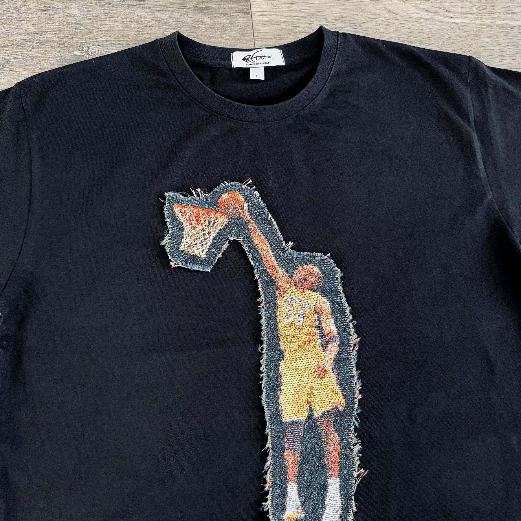 RDMCLOTHINGART tapestry hoodie MANBA DUNK HEAVY WEIGTH PATCH TEE-8107