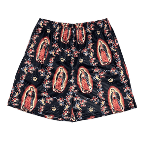 RDMCLOTHINGART tapestry hoodie MARIA MESH SHORTS-8680