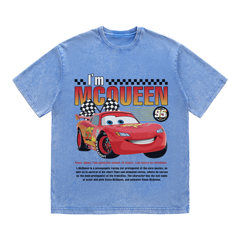 RDMCLOTHINGART tapestry hoodie MCQUEEN HEAVY WEIGHT COTTON TEE-9027