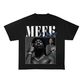 RDMCLOTHINGART tapestry hoodie MEEK MILL HEAVY WEIGHT COTTON TEE-8865