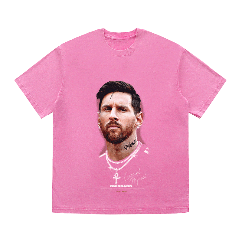 RDMCLOTHINGART tapestry hoodie MESSI HEAVY WEIGHT COTTON TEE-9323
