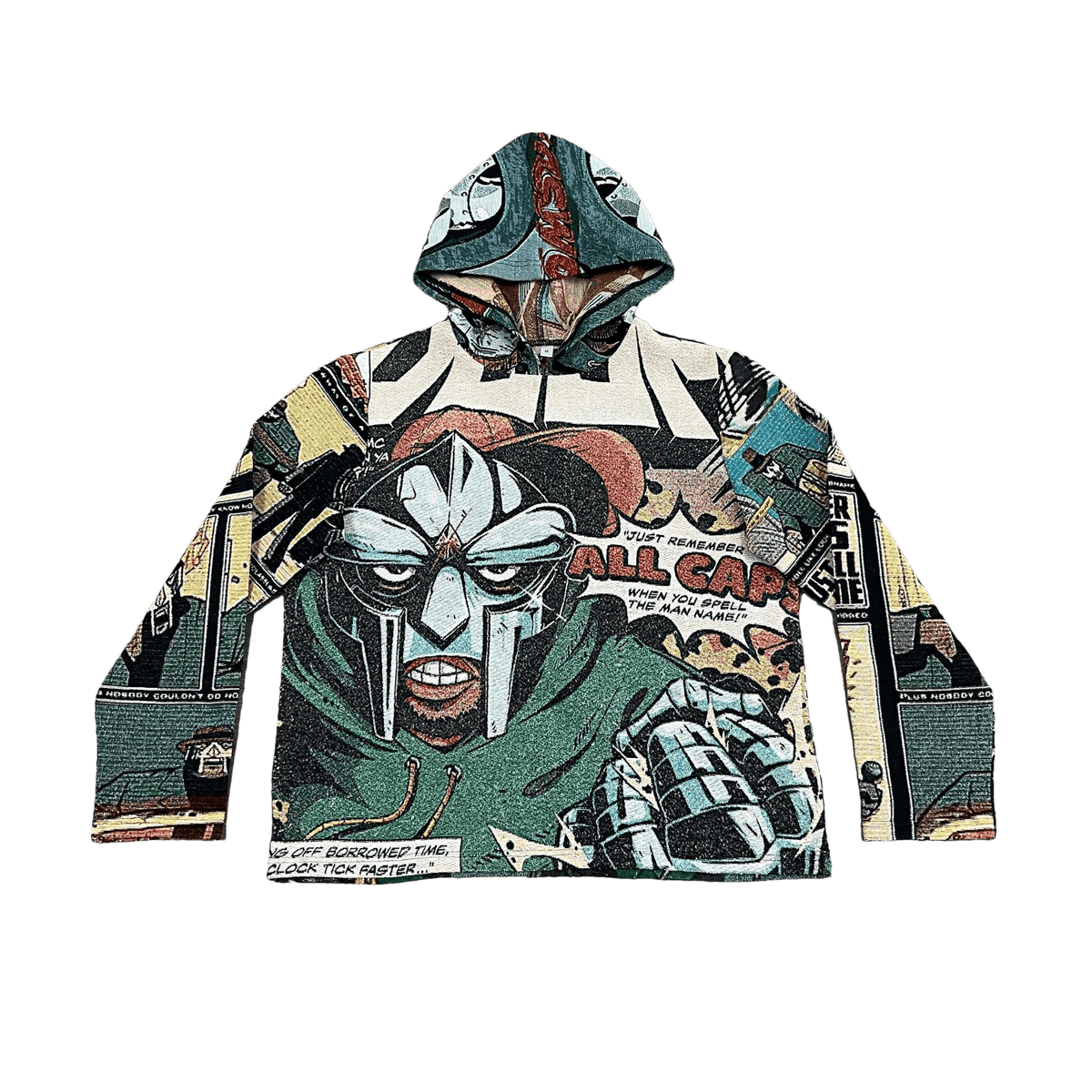 RDMCLOTHINGART tapestry hoodie MF DOOM TAPESTRY HOODIE