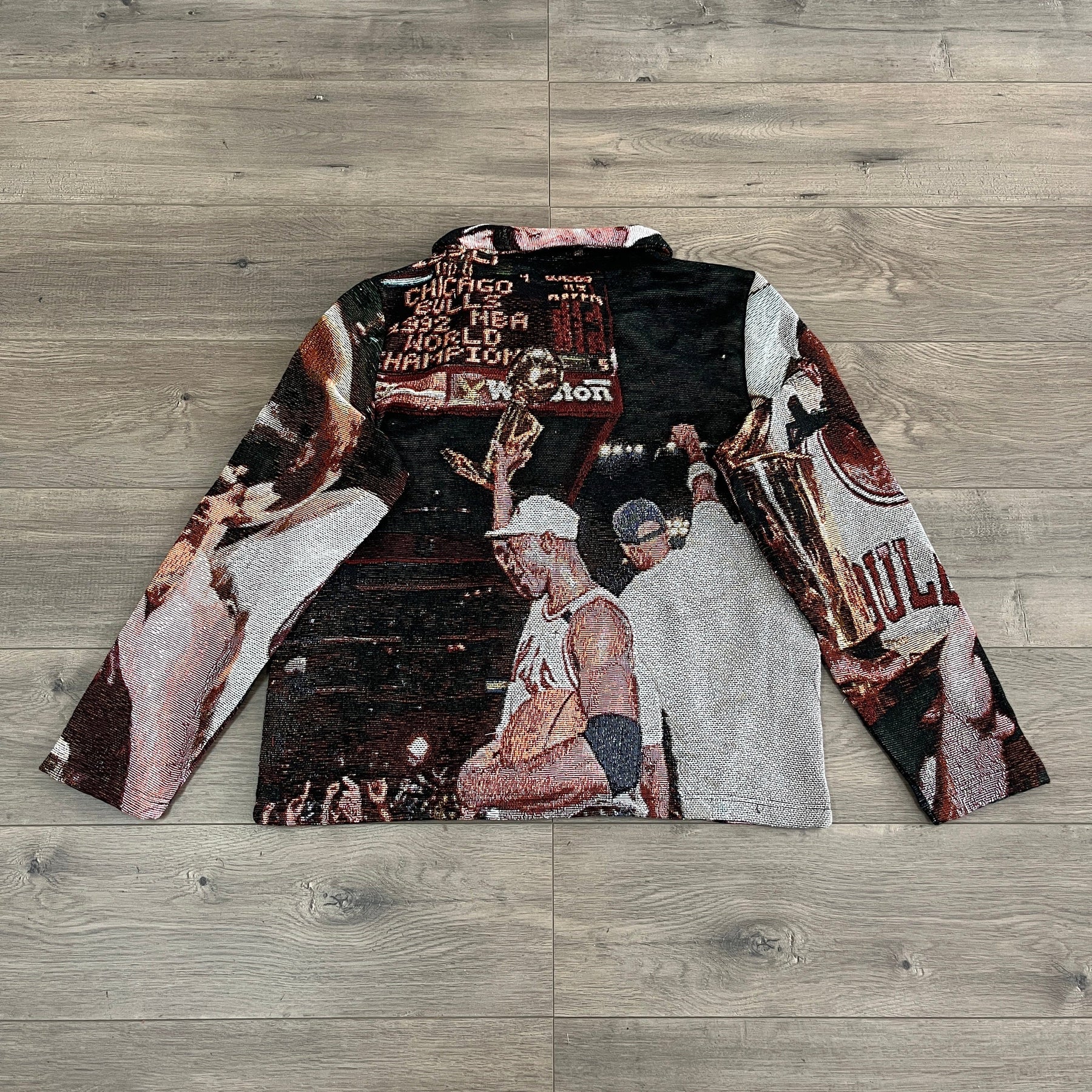 RDMCLOTHINGART tapestry hoodie MJ CHAMPION TAPESTRY JACKET