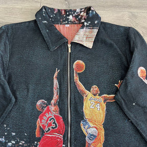 RDMCLOTHINGART tapestry hoodie MJ VS MANBA JACKET