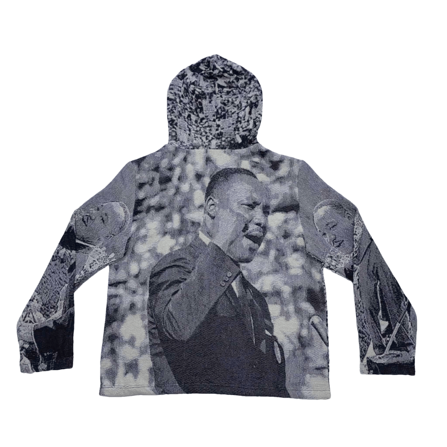 RDMCLOTHINGART tapestry hoodie MLK TAPESTRY