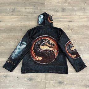 RDMCLOTHINGART tapestry hoodie MORTAL COMBAT TAPESTRY HOODIE
