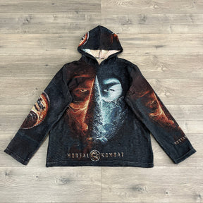 RDMCLOTHINGART tapestry hoodie MORTAL COMBAT TAPESTRY HOODIE