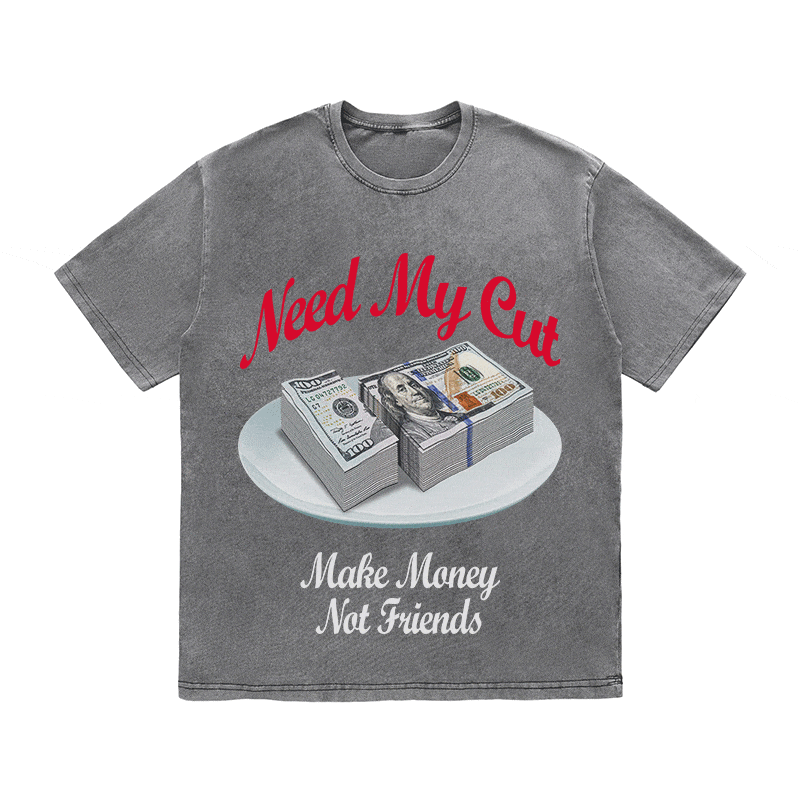 RDMCLOTHINGART tapestry hoodie NEED MY CUT HEAVY WEIGHT COTTON TEE-9051