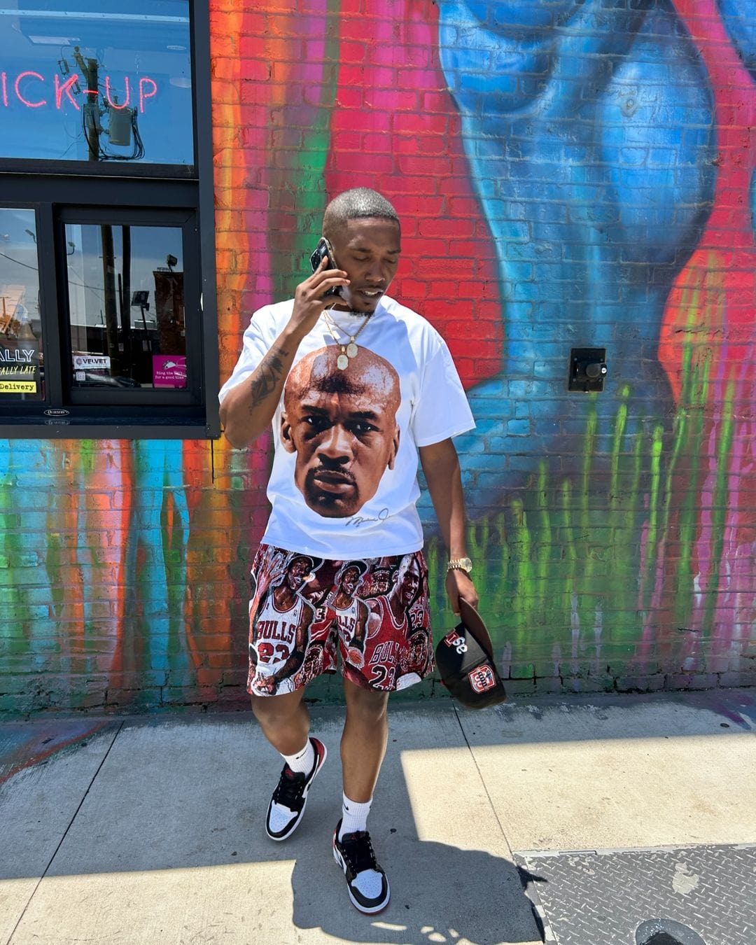 NEW MJ COLLECTION TAPESTRY SHORTS - RDMCLOTHINGART