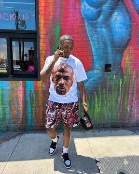 NEW MJ COLLECTION TAPESTRY SHORTS - RDMCLOTHINGART