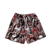 NEW MJ COLLECTION TAPESTRY SHORTS - RDMCLOTHINGART