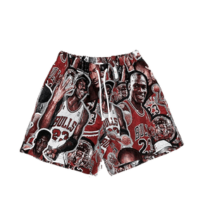 NEW MJ COLLECTION TAPESTRY SHORTS - RDMCLOTHINGART