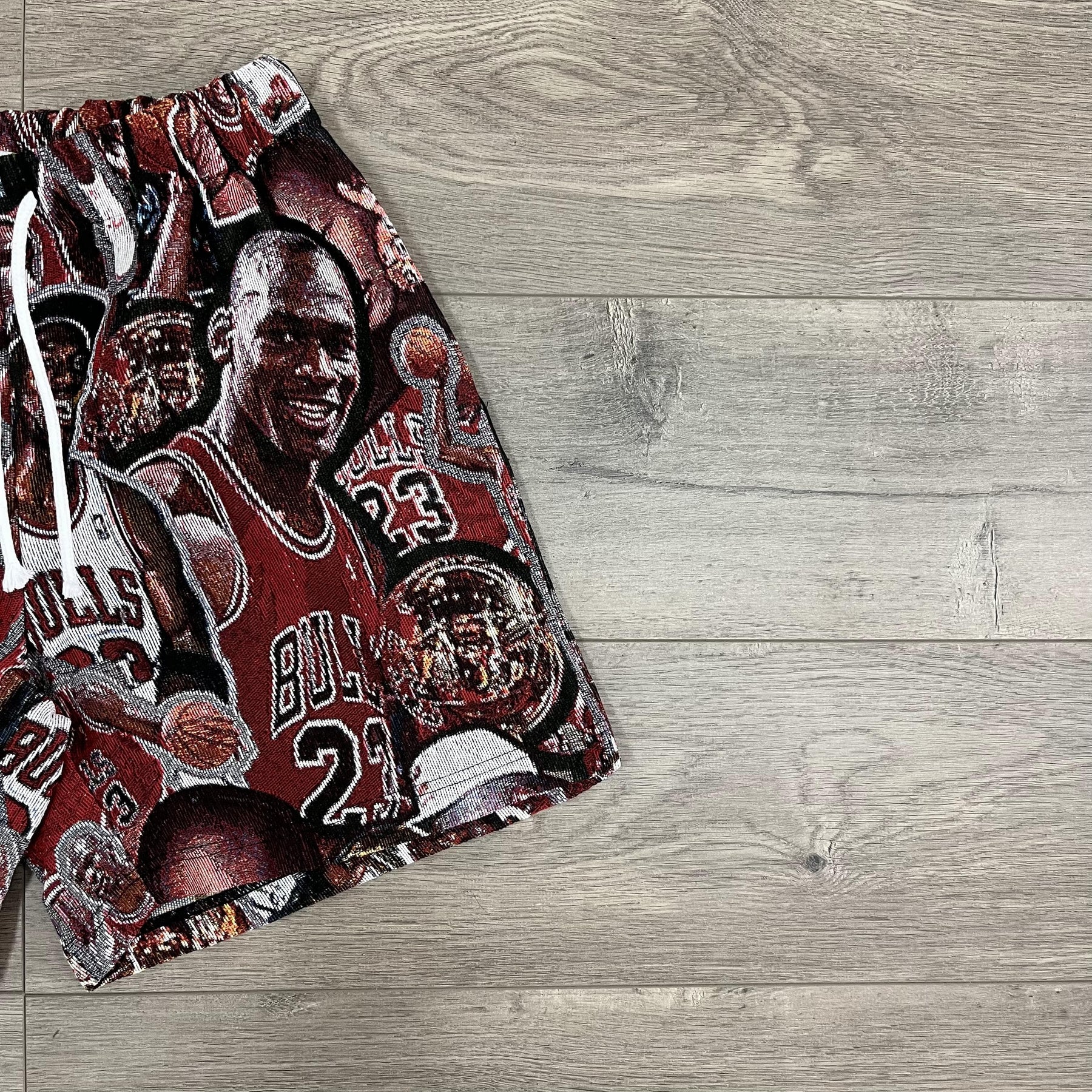 NEW MJ COLLECTION TAPESTRY SHORTS - RDMCLOTHINGART