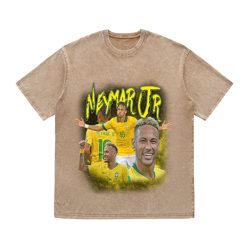 RDMCLOTHINGART tapestry hoodie NEYMAR JR HEAVY WEIGHT COTTON TEE-9167