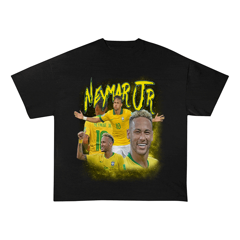 RDMCLOTHINGART tapestry hoodie NEYMAR JR HEAVY WEIGHT COTTON TEE-9167