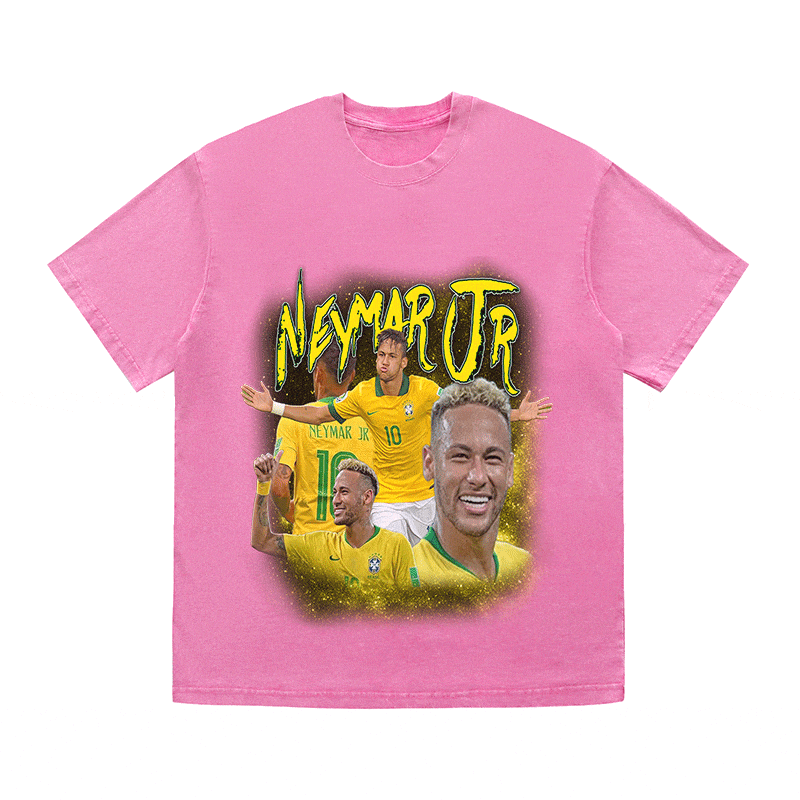 RDMCLOTHINGART tapestry hoodie NEYMAR JR HEAVY WEIGHT COTTON TEE-9167