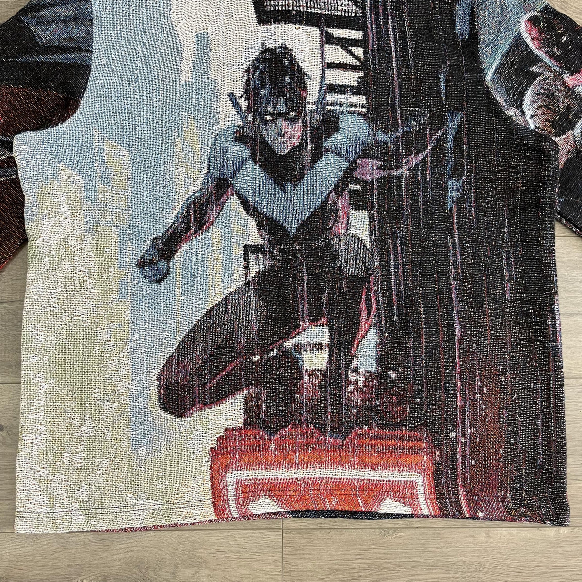 RDMCLOTHINGART tapestry hoodie NIGHTWING TAPESTRY TEE