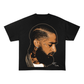 RDMCLOTHINGART tapestry hoodie NIPSEYHUSSLE HEAVEY WEIGHT COTTON TEE-8004