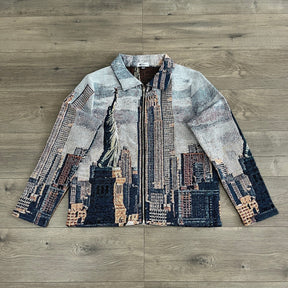 RDMCLOTHINGART tapestry hoodie NY CITY TAPESTRY JACKET