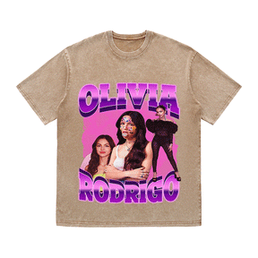 RDMCLOTHINGART tapestry hoodie OLIVIA HEAVY WEIGHT COTTON TEE-9134