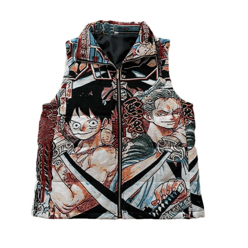 RDMCLOTHINGART tapestry hoodie ONE PIECE TAPESTRY VEST