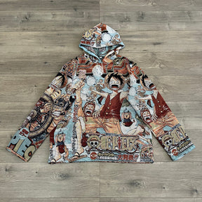 RDMCLOTHINGART tapestry hoodie ONE PIECE V2 TAPESTRY HOODIE