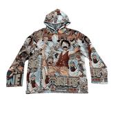 RDMCLOTHINGART tapestry hoodie ONE PIECE V2 TAPESTRY HOODIE