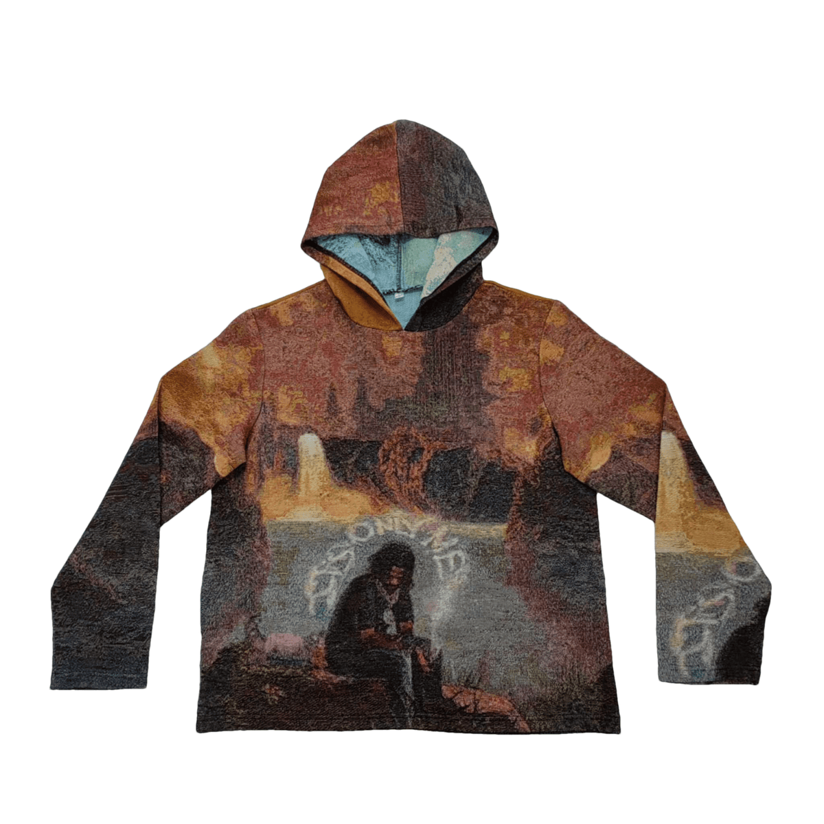 RDMCLOTHINGART tapestry hoodie ONLY ME TAPESTRY