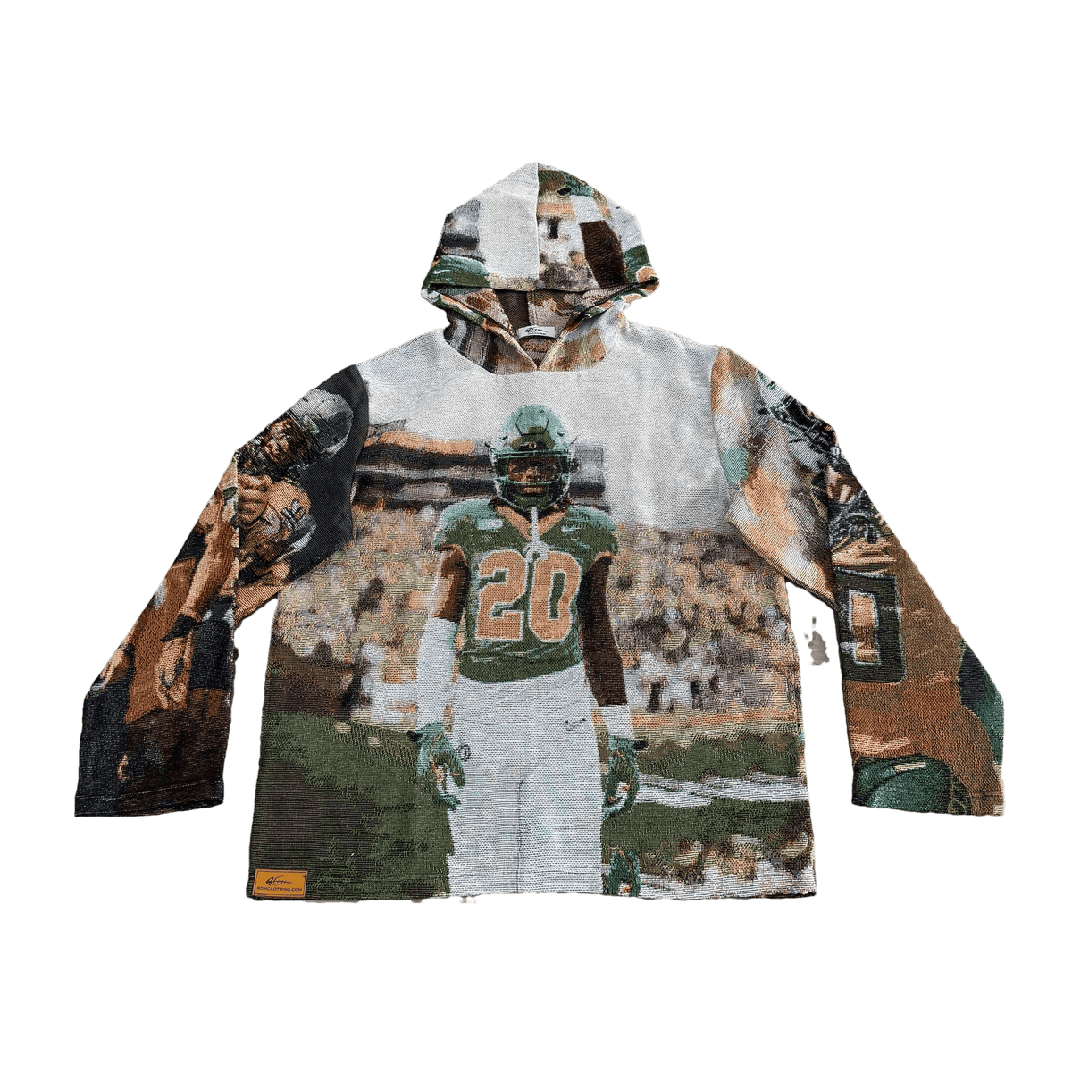RDMCLOTHINGART tapestry hoodie OREGON TAPESTRY HOODIE