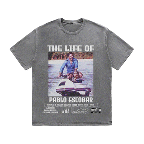 RDMCLOTHINGART tapestry hoodie PABLO ESCBAR HEAVY WEIGHT COTTON TEE-8825