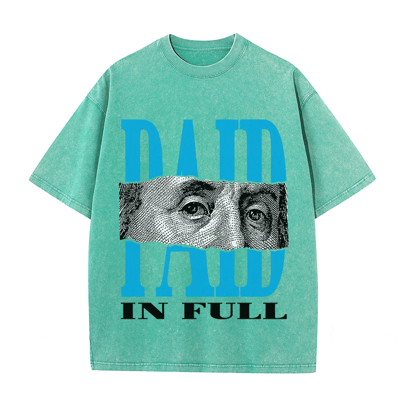 RDMCLOTHINGART tapestry hoodie PAID IN FULL HEAVY WEIGHT COTTON TEE-9053
