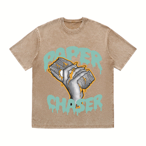 RDMCLOTHINGART tapestry hoodie PAPER CHASER HEAVY WEIGHT COTTON TEE-9054