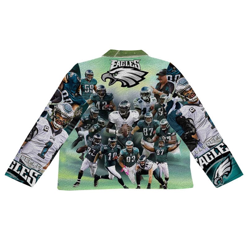 RDMCLOTHINGART tapestry hoodie PHILADELPHIA EAGLES  TAPESTRY JACKET