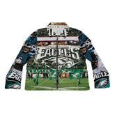 RDMCLOTHINGART tapestry hoodie PHILADELPHIA EAGLES  TAPESTRY JACKET