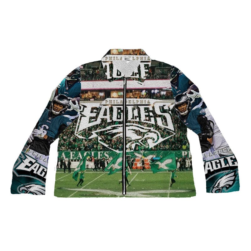 RDMCLOTHINGART tapestry hoodie PHILADELPHIA EAGLES  TAPESTRY JACKET