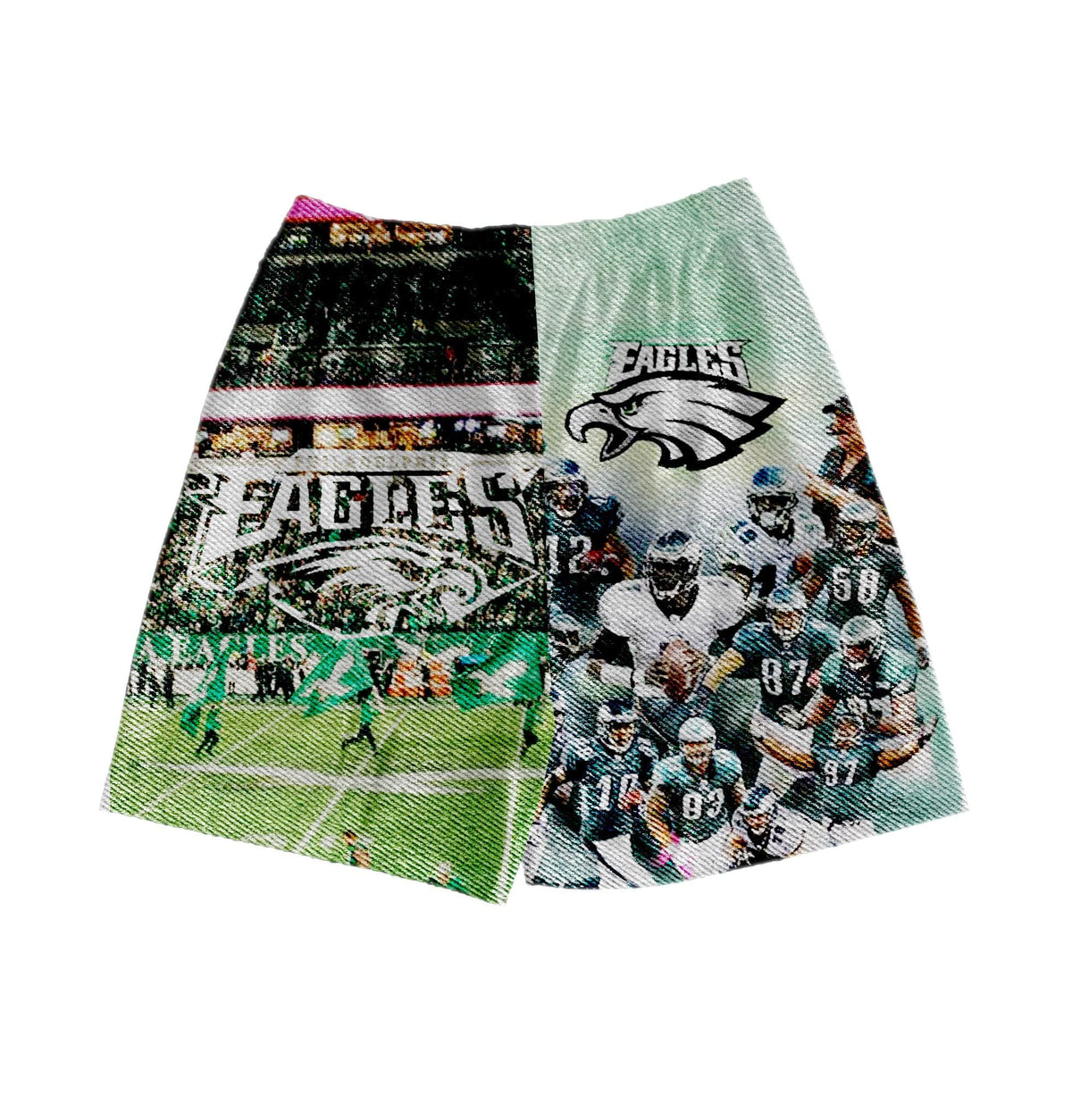 RDMCLOTHINGART tapestry hoodie PHILADELPHIA EAGLES TAPESTRY SHORTS