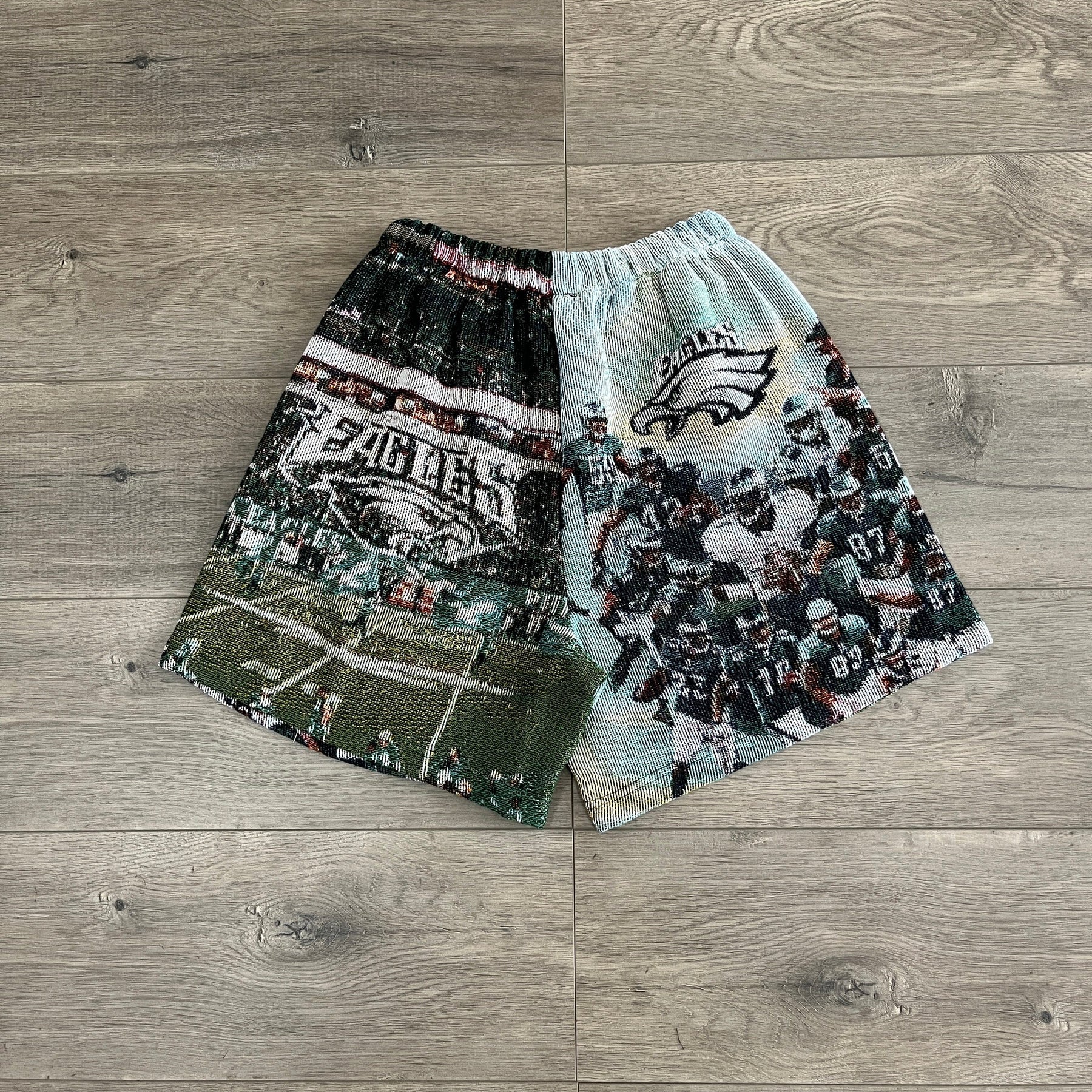 RDMCLOTHINGART tapestry hoodie PHILADELPHIA EAGLES TAPESTRY SHORTS