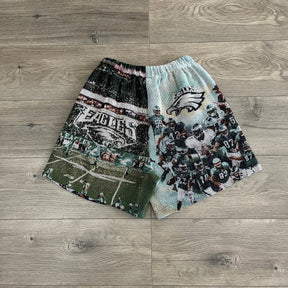 RDMCLOTHINGART tapestry hoodie PHILADELPHIA EAGLES TAPESTRY SHORTS
