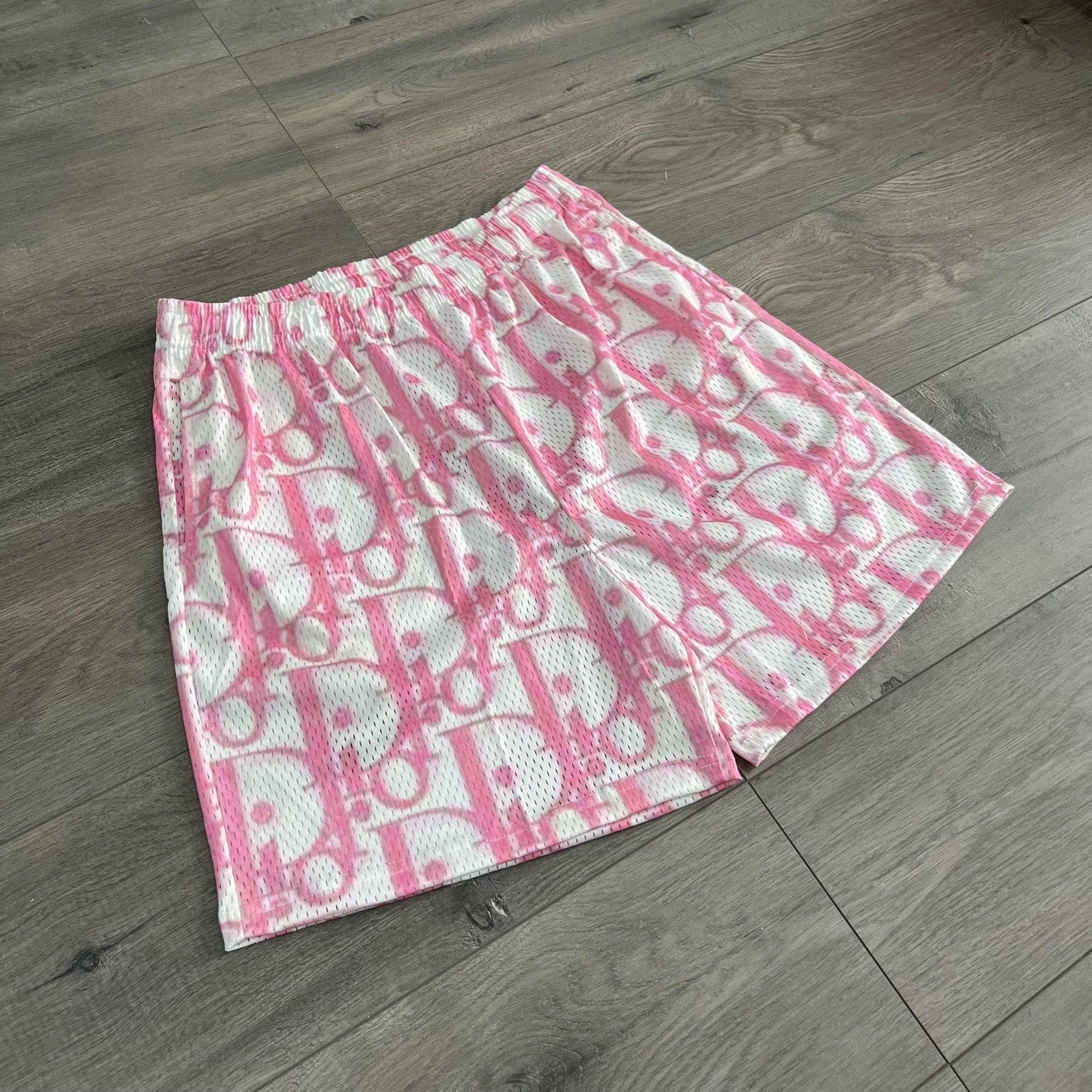 RDMCLOTHINGART tapestry hoodie PINK DC MESH SHORTS-8704