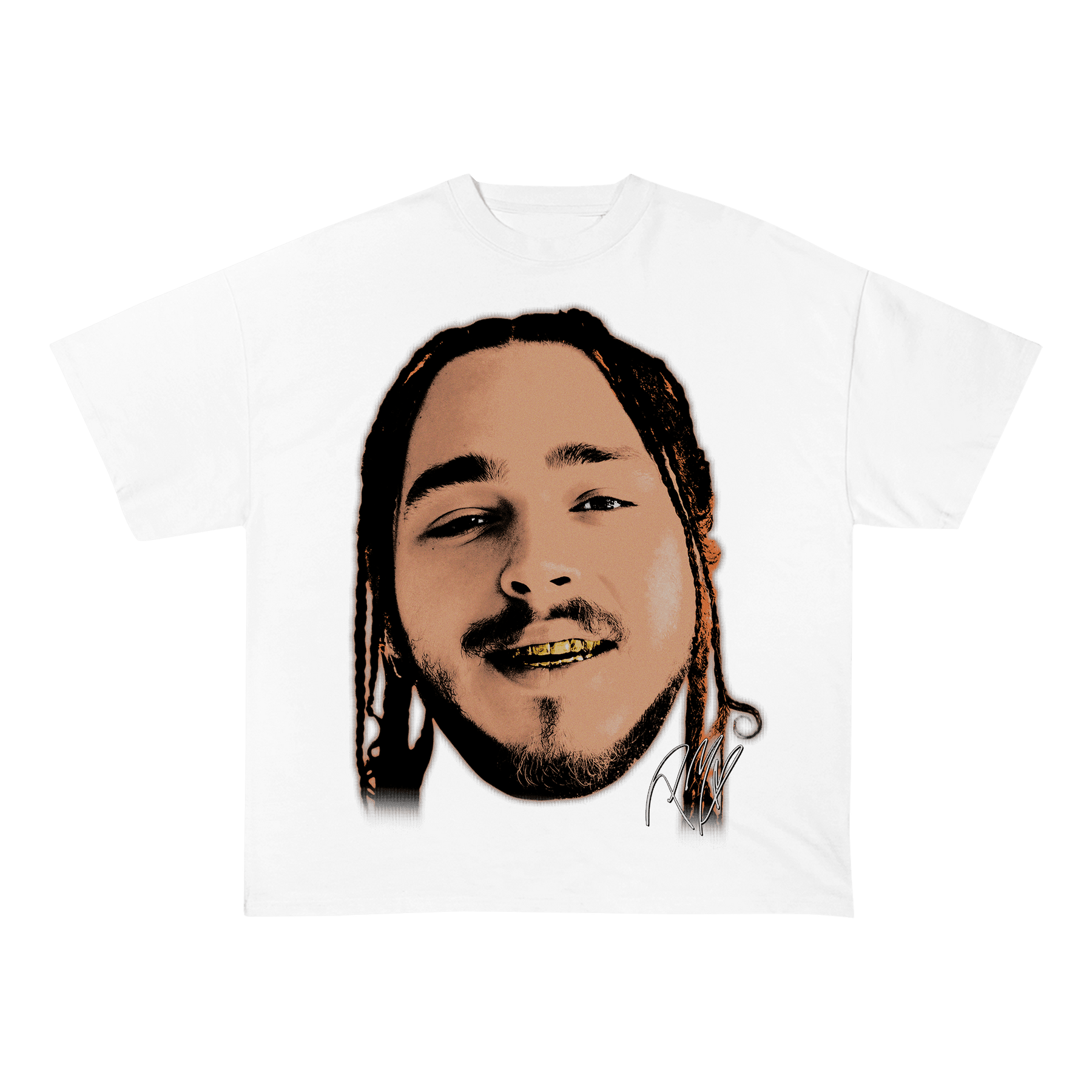 RDMCLOTHINGART tapestry hoodie POSTMALONE WEIGHT COTTON TEE-8034