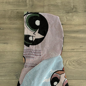 RDMCLOTHINGART tapestry hoodie POWERPUFF GIRLS TAPESTRY HOODIE