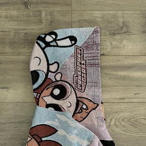 RDMCLOTHINGART tapestry hoodie POWERPUFF GIRLS TAPESTRY HOODIE