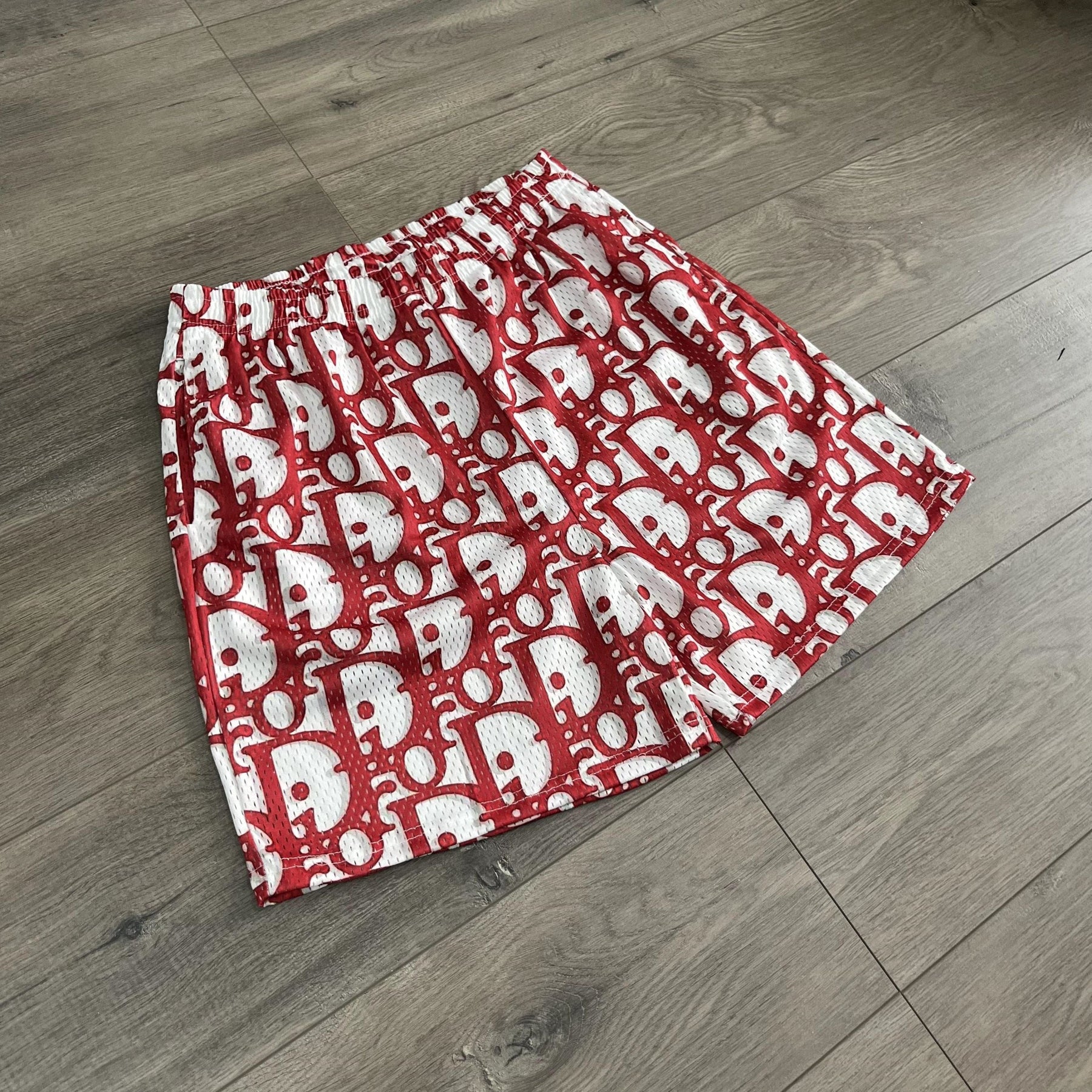 RDMCLOTHINGART tapestry hoodie RED DC MESH SHORTS-8702