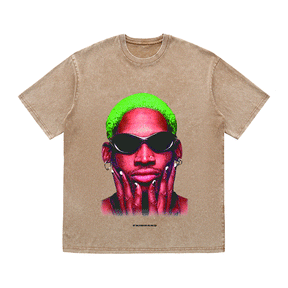 RDMCLOTHINGART tapestry hoodie RODMAN HEAVY WEIGHT COTTON TEE-9314