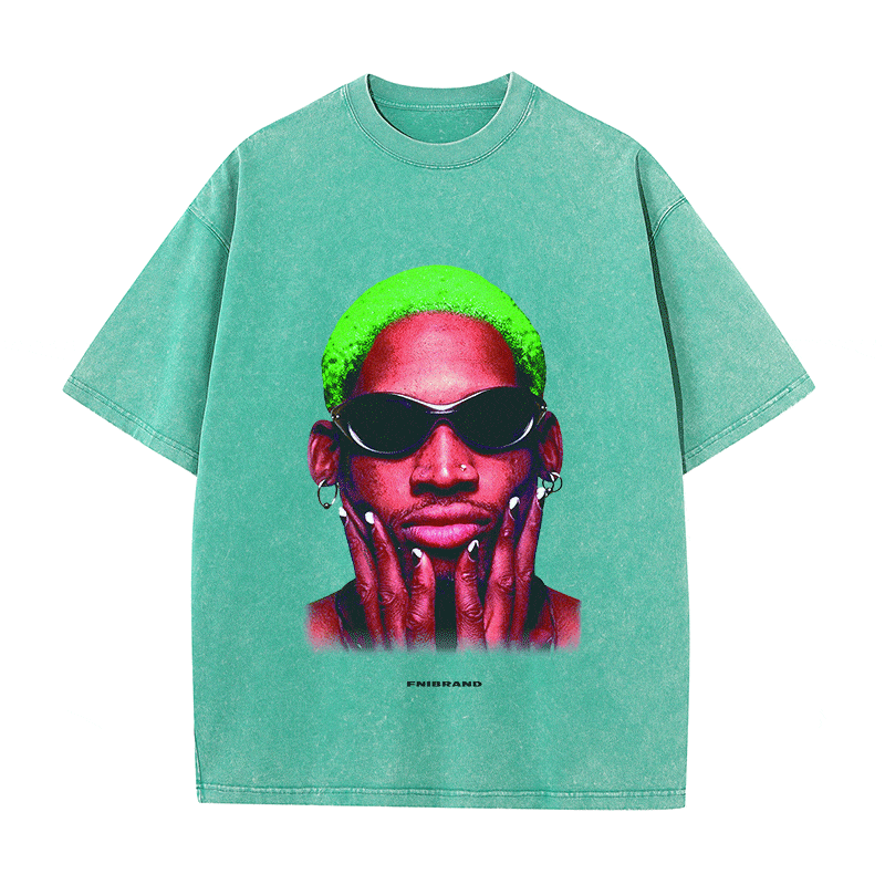 RDMCLOTHINGART tapestry hoodie RODMAN HEAVY WEIGHT COTTON TEE-9314