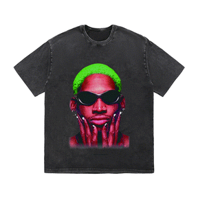 RDMCLOTHINGART tapestry hoodie RODMAN HEAVY WEIGHT COTTON TEE-9314