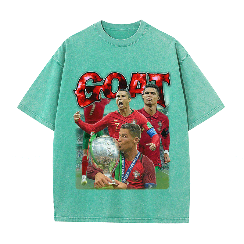 RDMCLOTHINGART tapestry hoodie RONALDO HEAVY WEIGHT COTTON TEE-9173